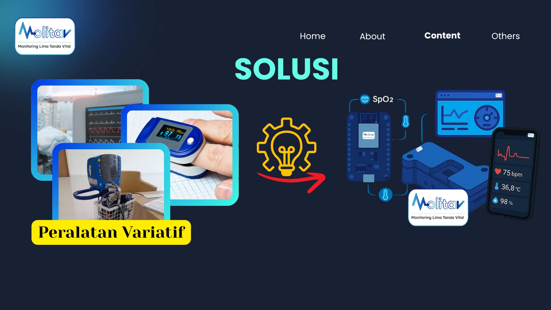 Solusi dengan MOLITAV