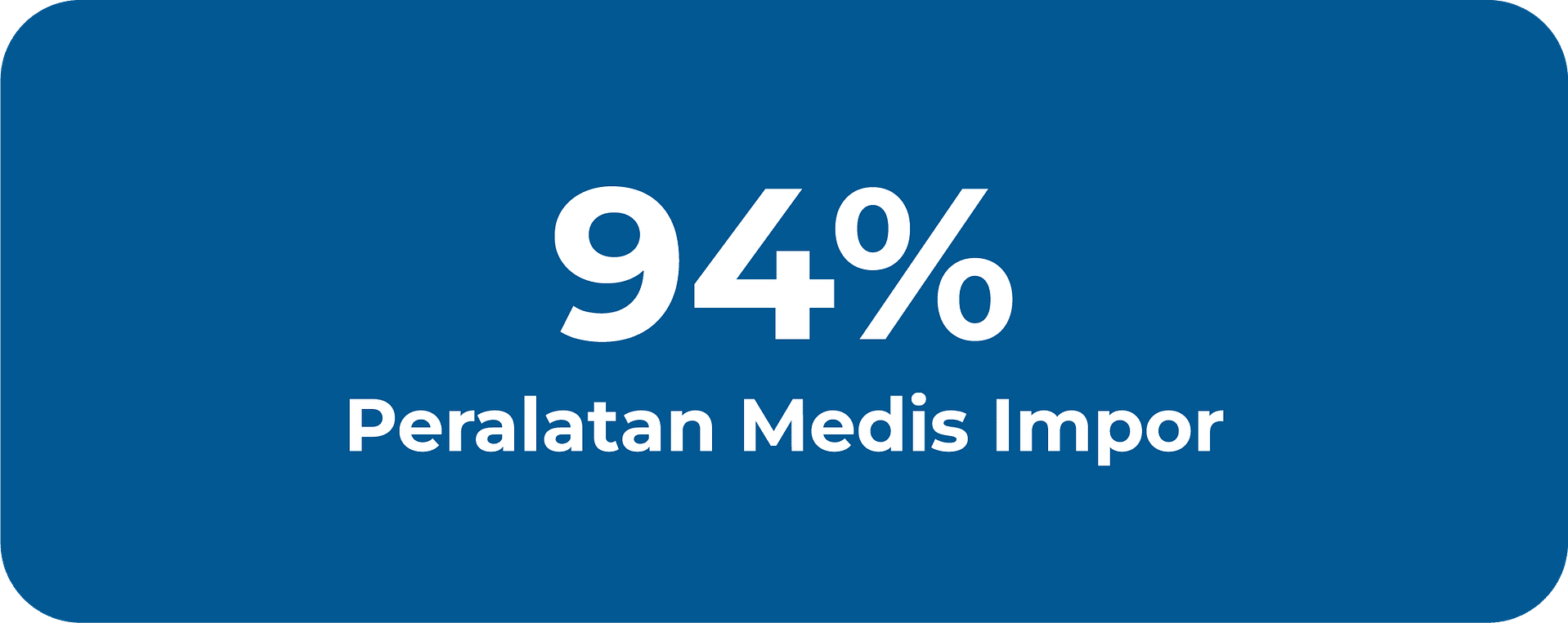 94% Peralatan Medis Impor