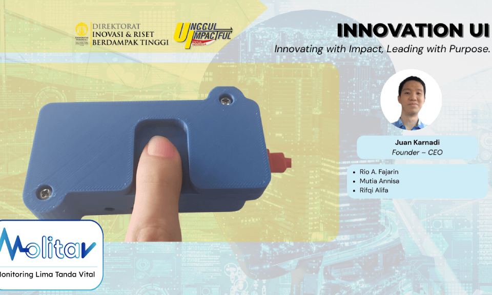 MOLITAV Inovasi Alat Monitoring Pasien Non-Invasif, Cepat, dan Portabel Karya Anak Bangsa